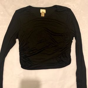 Black H&M cropped sweater